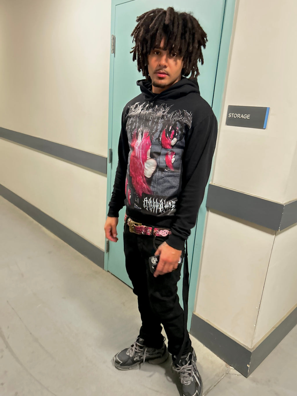 PINK HAIR HOODIE