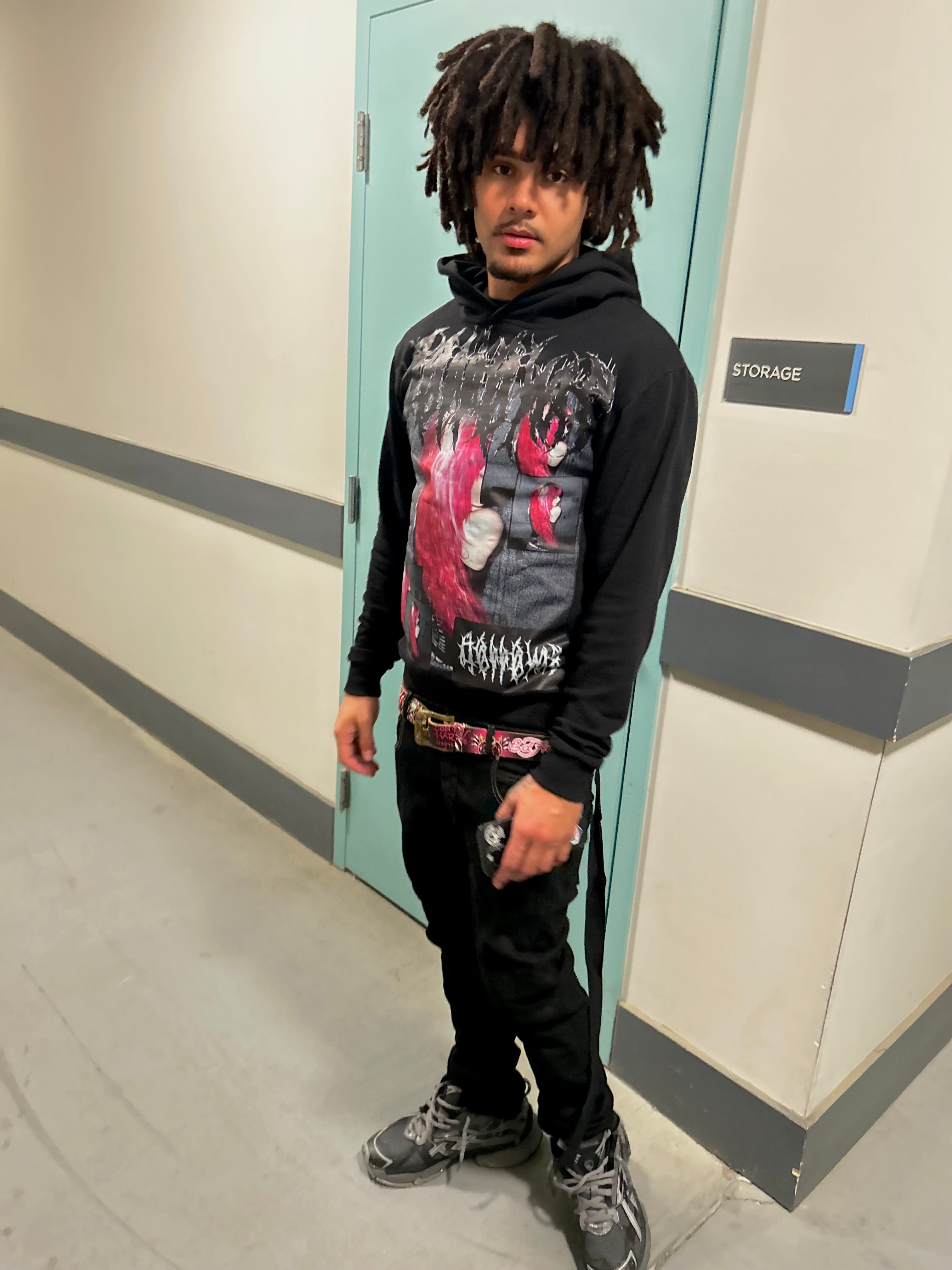 PINK HAIR HOODIE