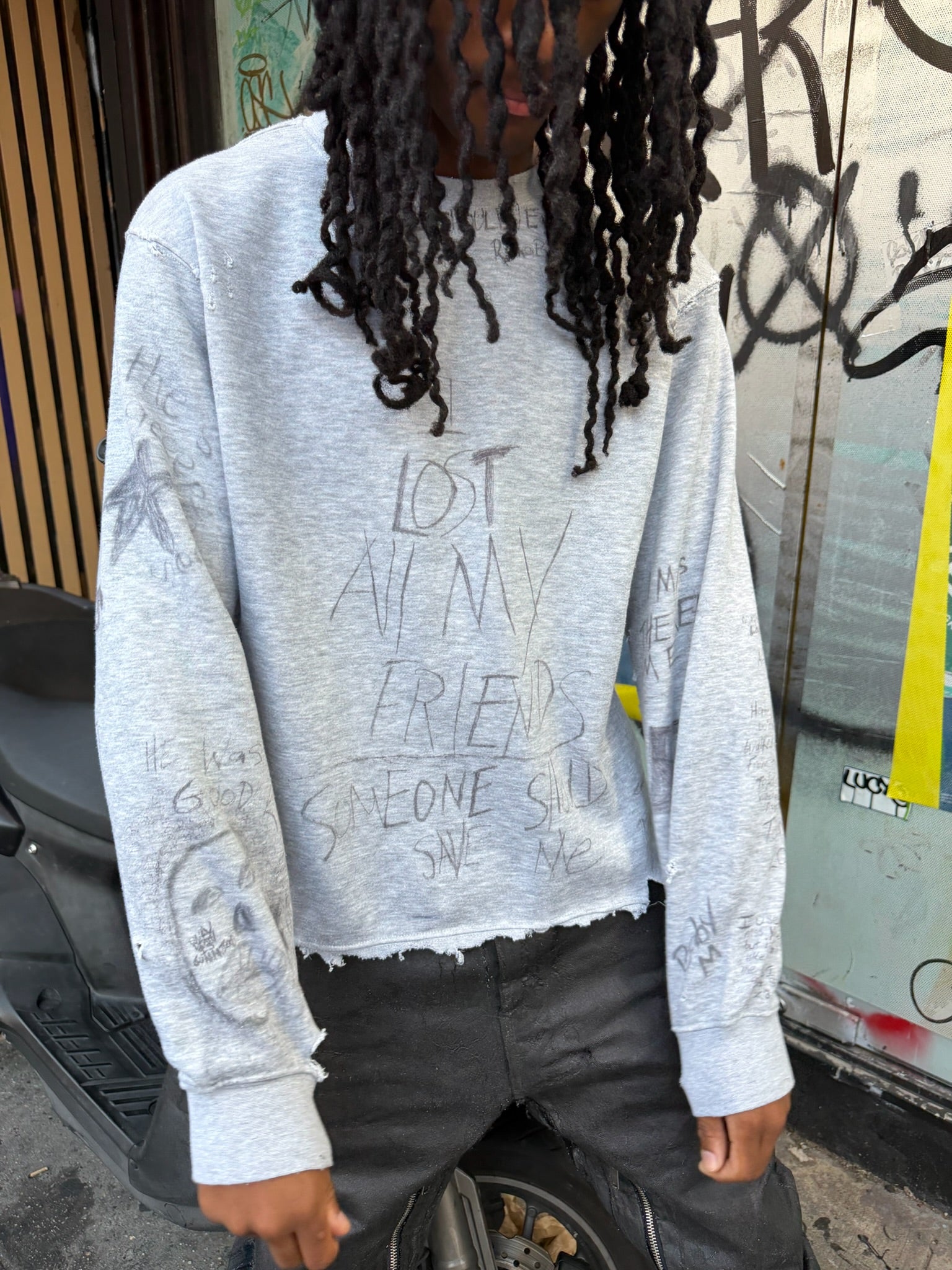 LOST MY FRIENDS CREWNECK